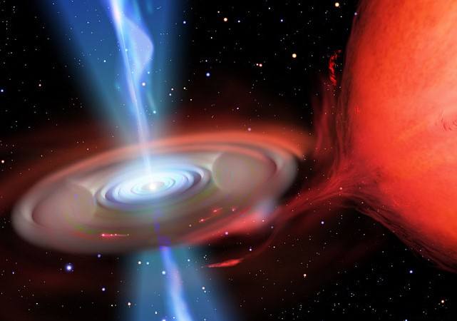 超大质量恒星吞噬黑洞,恒星与黑洞相撞会发生什么