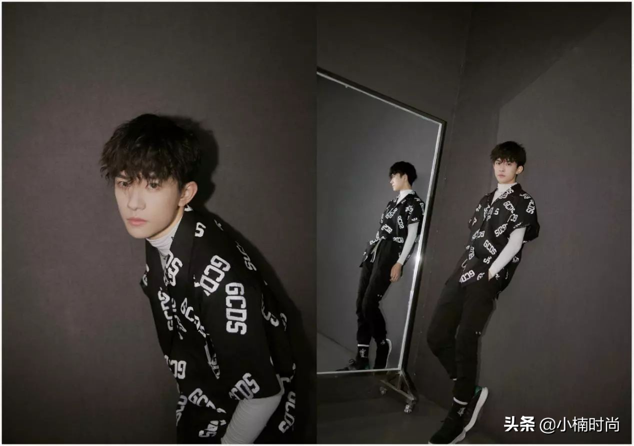 易烊千玺个人穿搭,易烊千玺痞帅夏季穿搭
