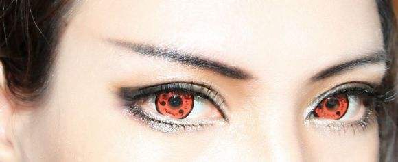 火影忍者真人cosplay写轮眼,火影cos现场