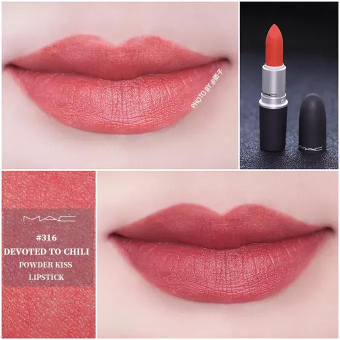 mac口红rubywoo和迪奥999哑光,测评mac口红