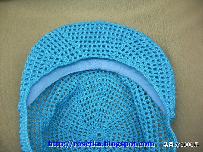 棒球夏凉帽的钩织方法,多种扇形花夏凉帽钩编视频教程