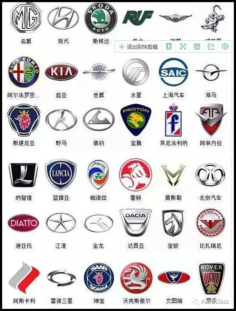 世界车中国造活动,100个常见车标高清图国产车
