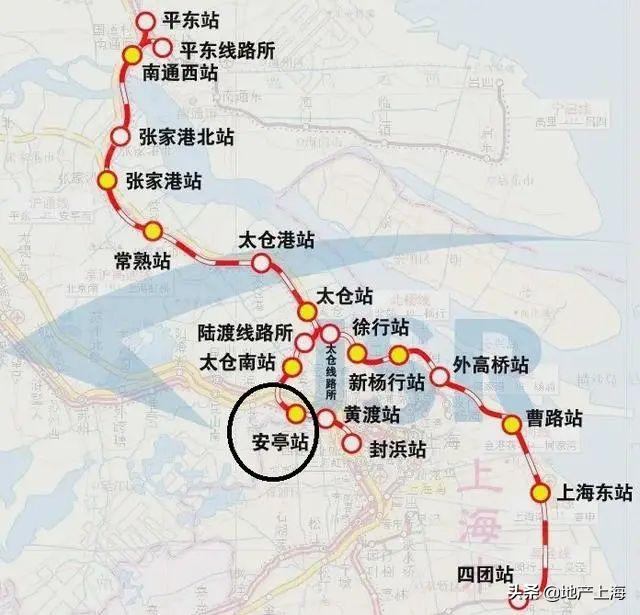 沪苏通铁路正式通车,沪苏通铁路二期上海段