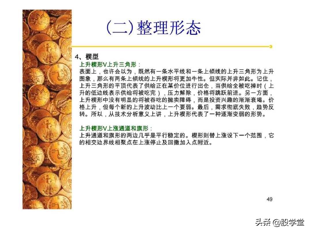 股票经典技术图形集锦,股票k线形态图解大全视频