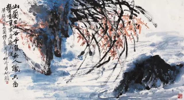 中国十大名家画兰,中国画名家画兰