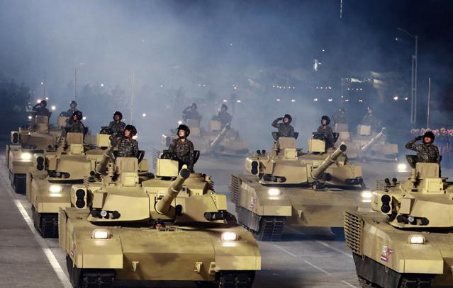 韩国看朝鲜阅兵,韩国朝鲜阅兵