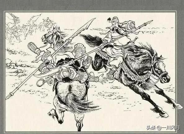 三国五虎将遇到梁山五虎将打仗,梁山五虎将和三国五虎将