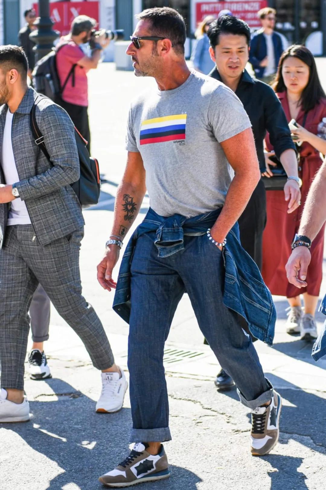 中年胖男人夏天衣服搭配大全,夏天胖的人怎么穿衣服才好看