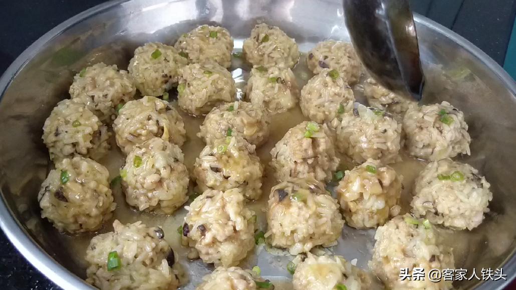 无肉糯米丸子辅食做法,宝宝糯米肉丸的做法