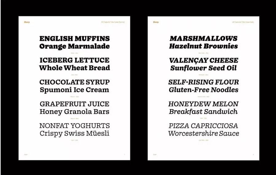 有意义的英文字体设计,10组设计专用的高品质英文字体