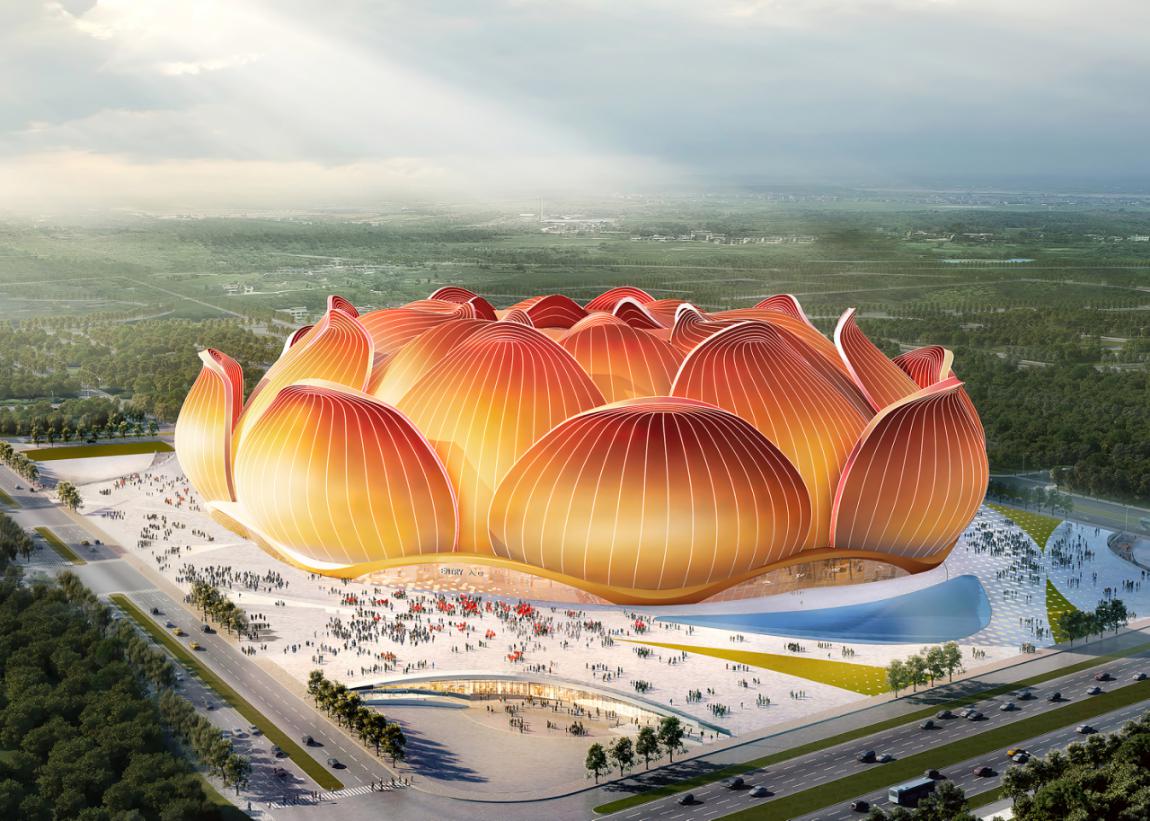 恒大足球场最美荷花视频,恒大主场荷花图