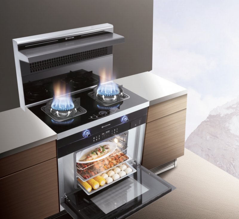 普森集成灶v8系列,普森集成灶蓝火