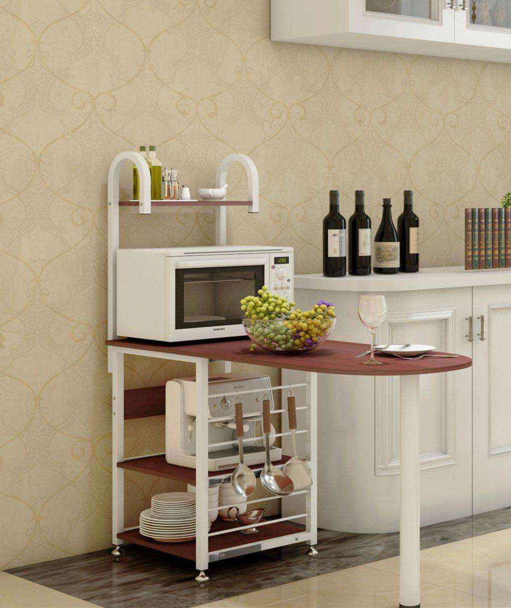 厨房又脏又乱,发现厨房置物架需要整理