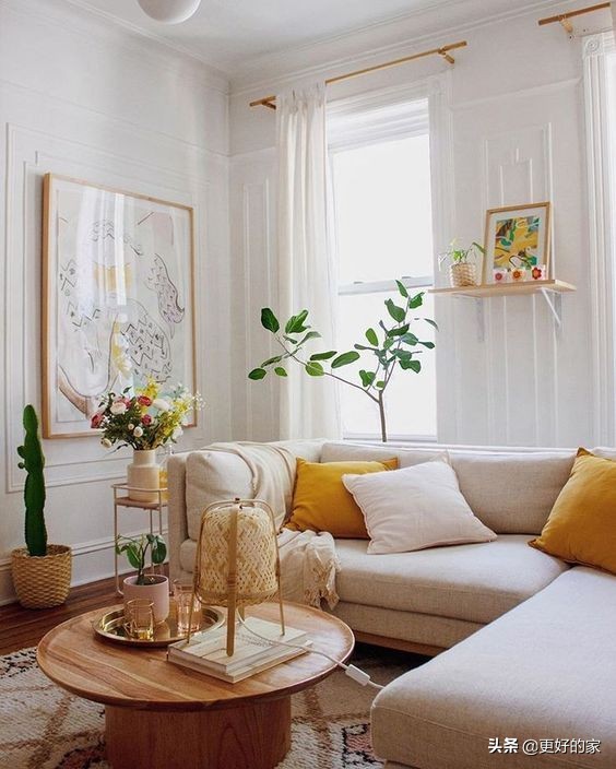 白色沙发究竟有多美？没试过这些搭配，你可能永远想象不到