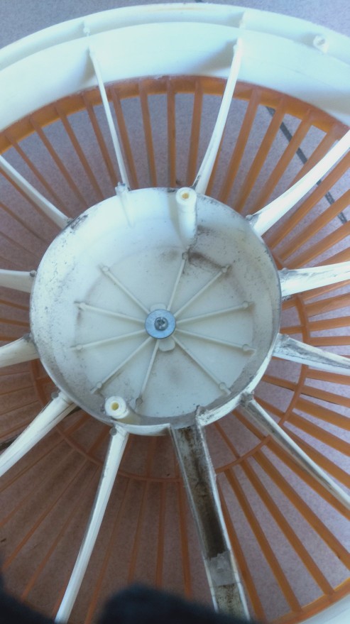 250毫米台式风扇的内部构造（不带电源板，一）