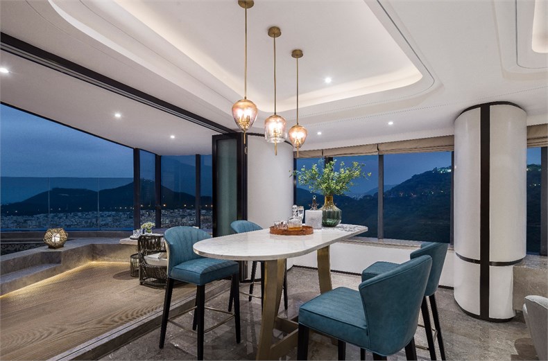 三亚市中心鸿洲天玺空中别墅,三亚鸿洲天玺户型图