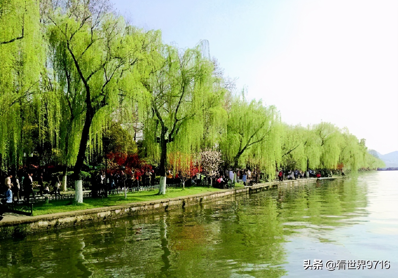 杭州西湖柳浪闻莺图片,杭州西湖风景名胜区柳浪闻莺