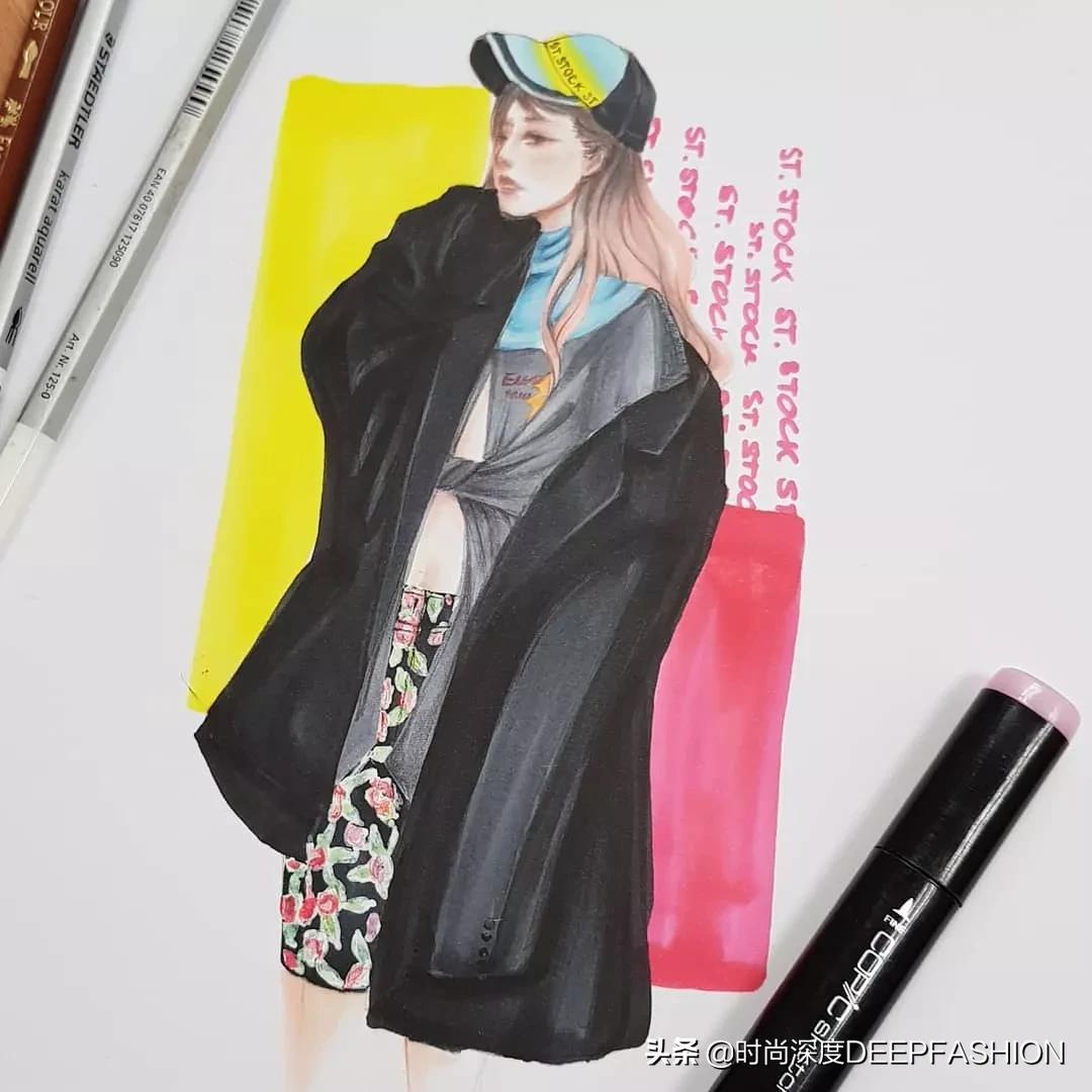 服装设计图三张,服装设计系列效果图