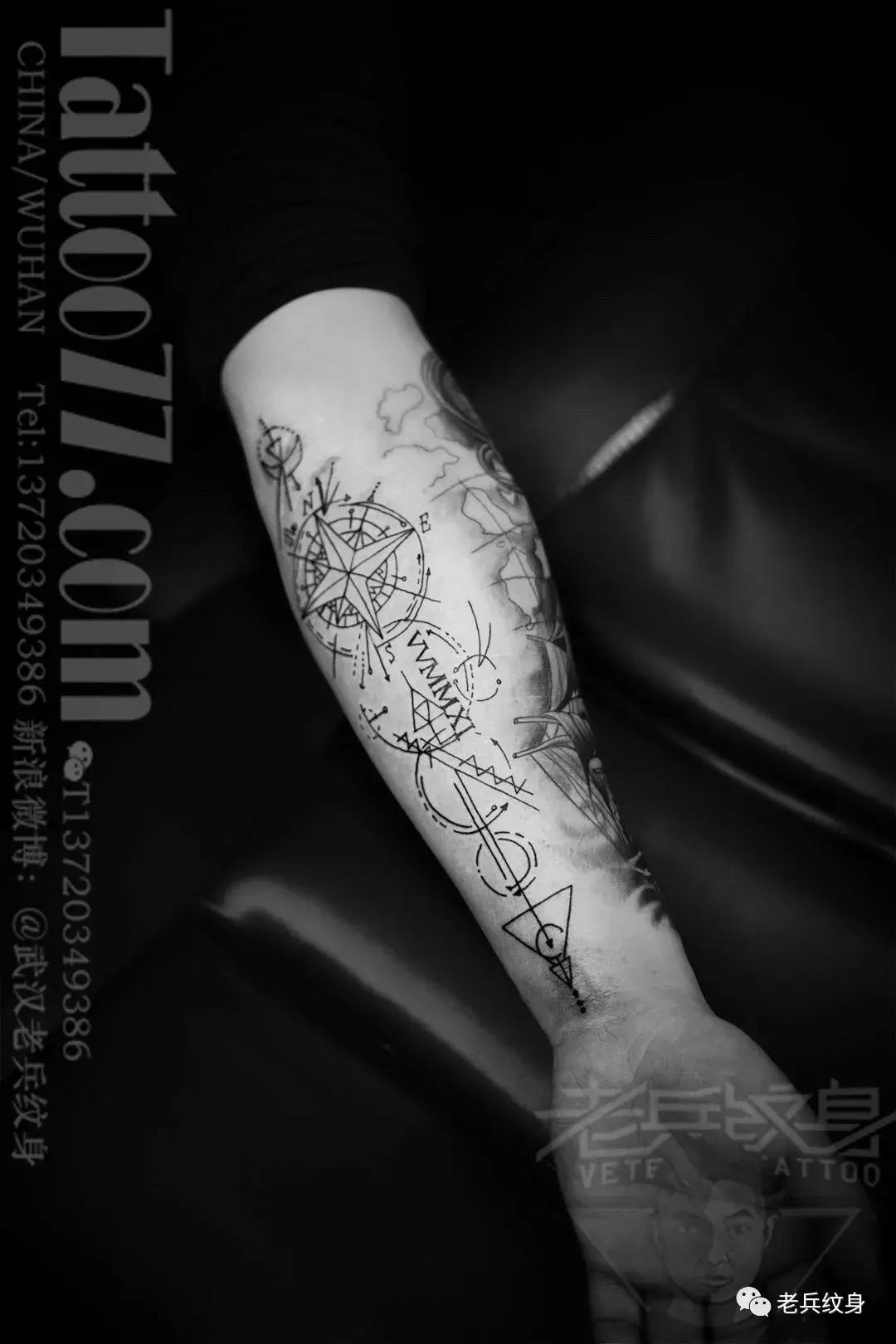 老兵纹身店,老兵纹身兵哥