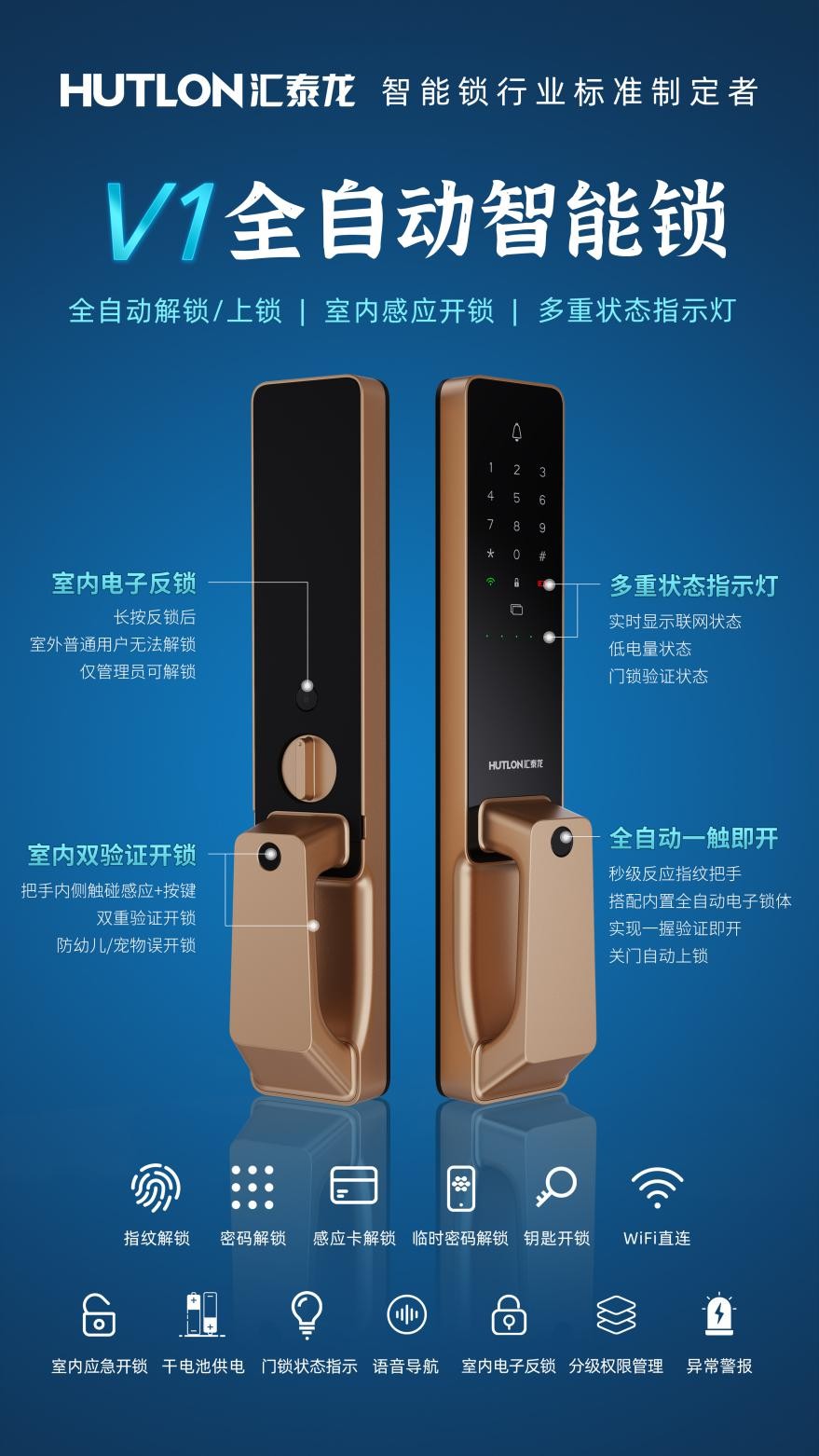 汇泰龙v1,汇泰龙v1全自动智能锁