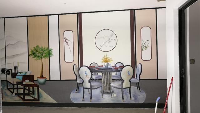 怎么给自己家的墙画墙绘,房地产3d效果图设计制作