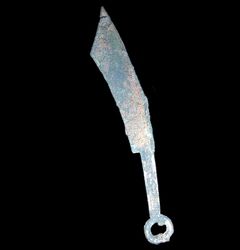 战国七刀币一枚值多少钱,战国时期燕国尖首刀币图片