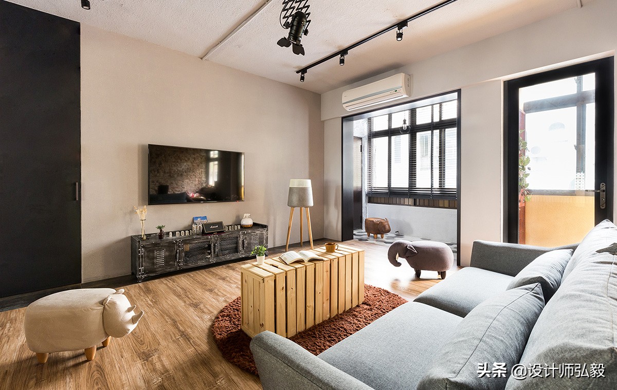 重拾老屋温暖格调！永和60平光感轻工业风宅