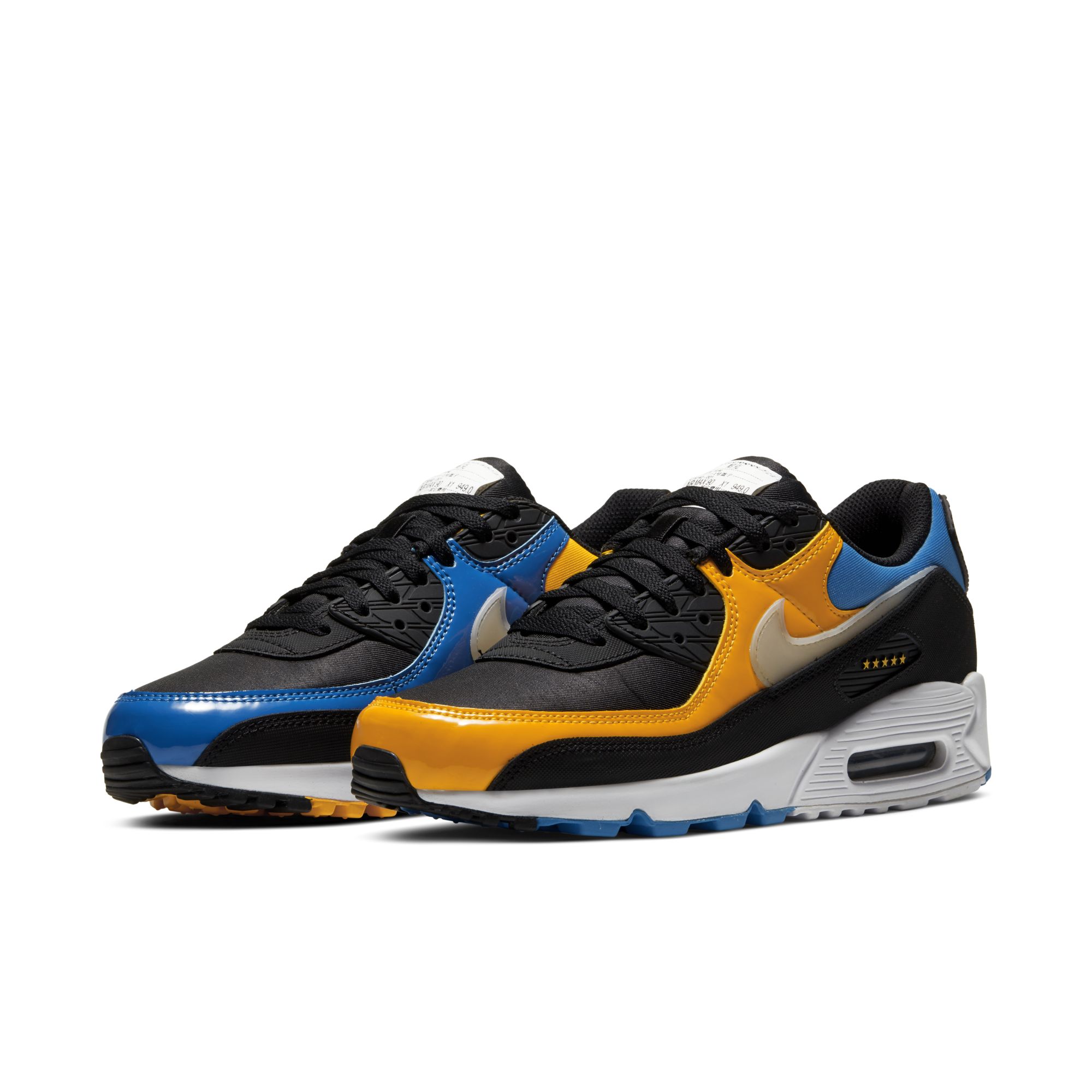 airmax90鞋舌外面有小标耐克,airmax90橙色鞋舌
