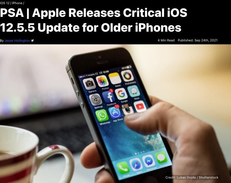 iphone5s可以更新ios12.5吗,iphone5s可以更新到ios12.5.5吗