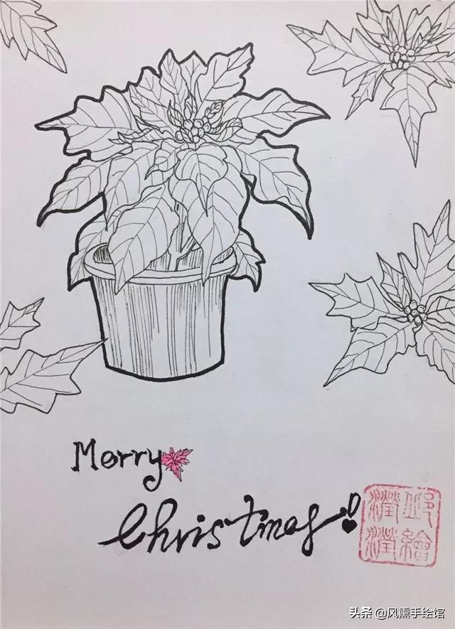 圣诞贺卡手工创意,圣诞节贺卡美术作品