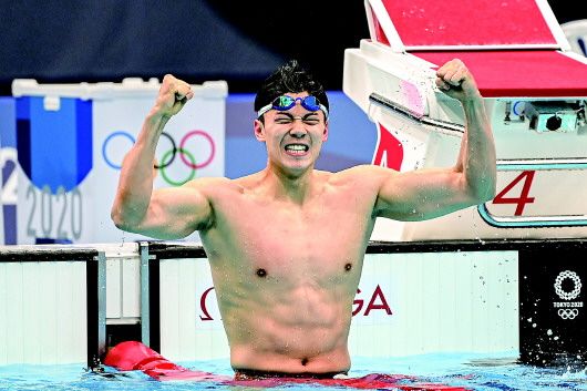 7人参赛7块金牌,7人参赛夺5金