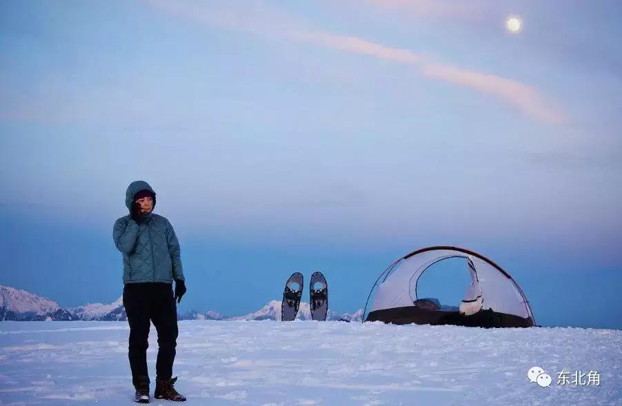 冬季小木屋户外露营,东北冬季户外露营