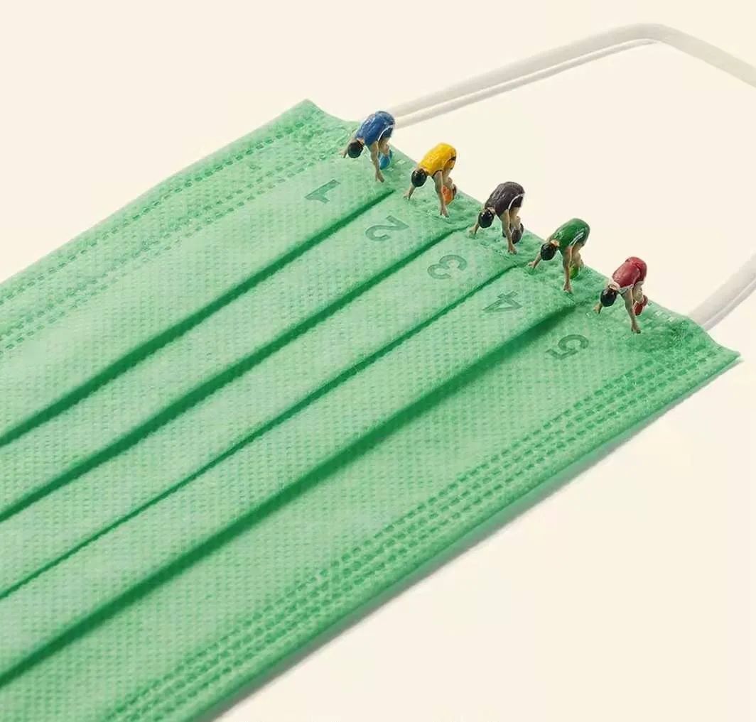 这个日本人，把奥运场地做成一个口罩那么大......