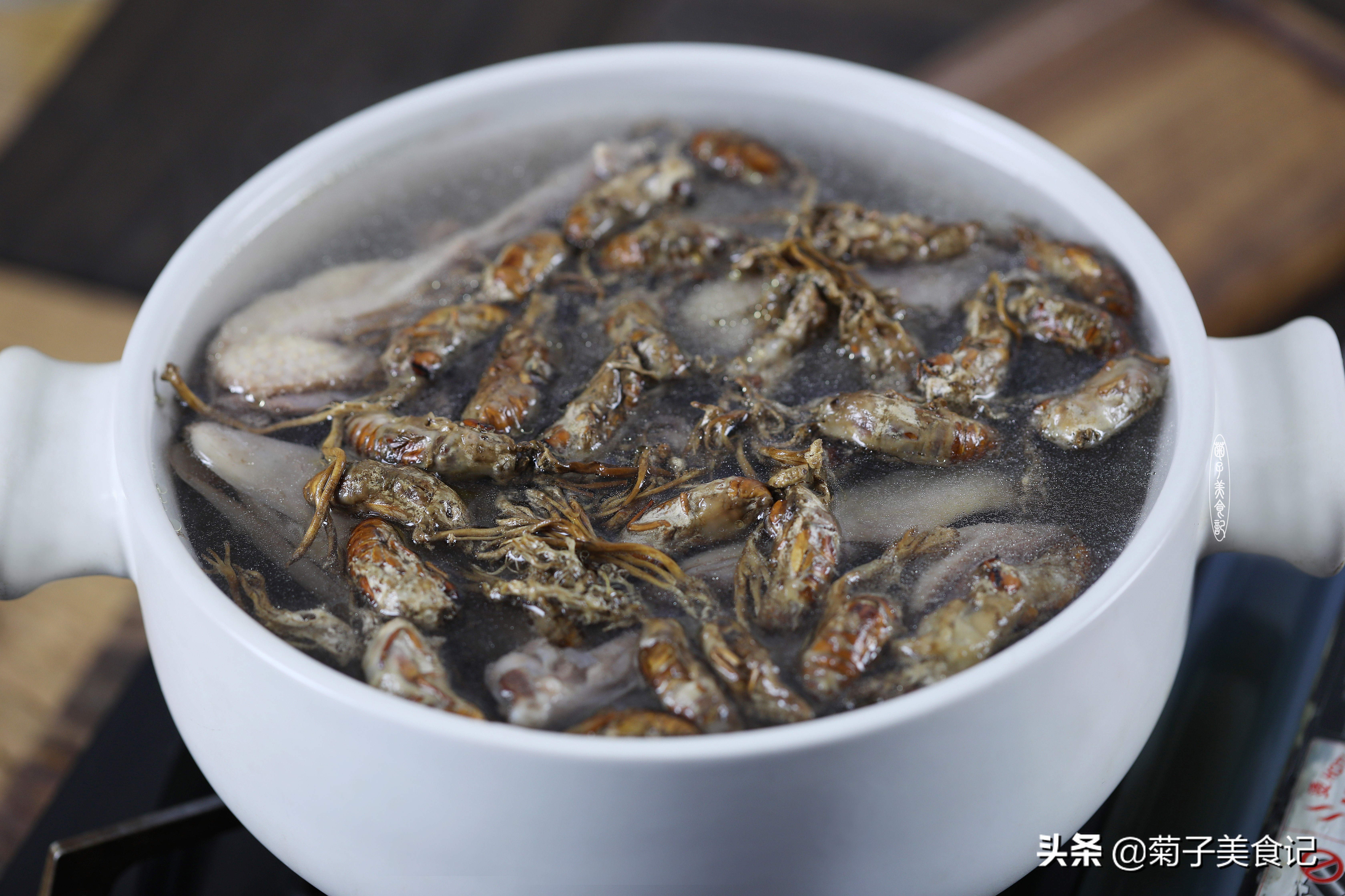 金蝉花炖老鸭的功效,金蝉花能跟什么药材一起煲老鸭汤