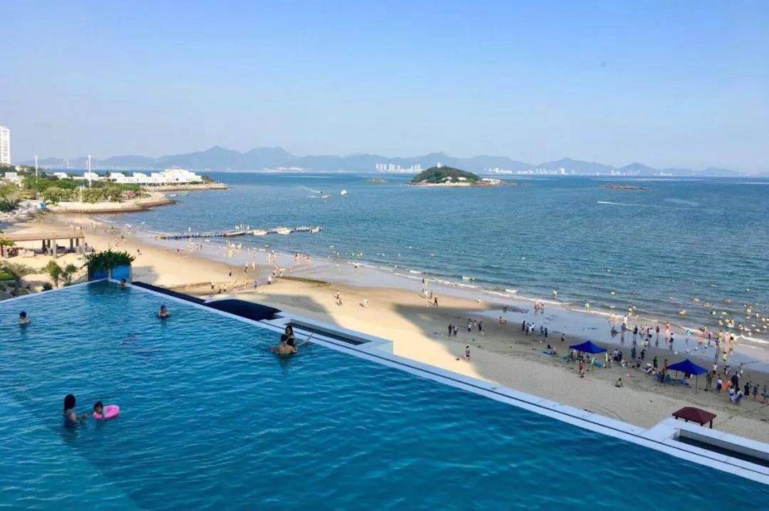 畅游泳池,夏季适合海边游泳的景区