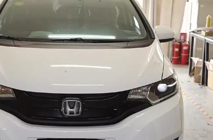 本田型格改装大灯最佳案例,许格飞度改装