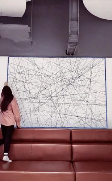 画画看似随意作品却让人惊艳,画画能有多逼真