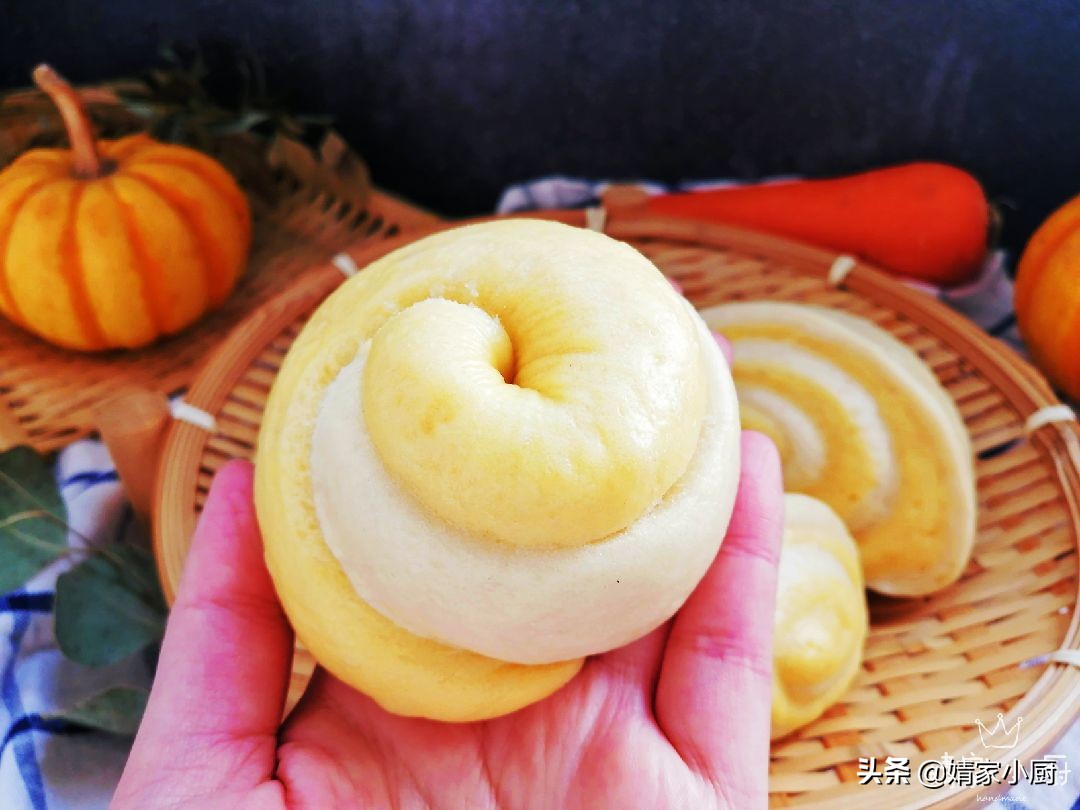 简单又白又软的馒头,如何做简单的双色馒头