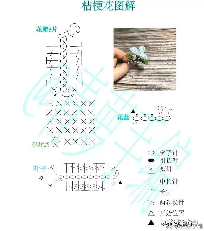 毛线编织刺绣发夹饰品教程,精美编织手工艺品