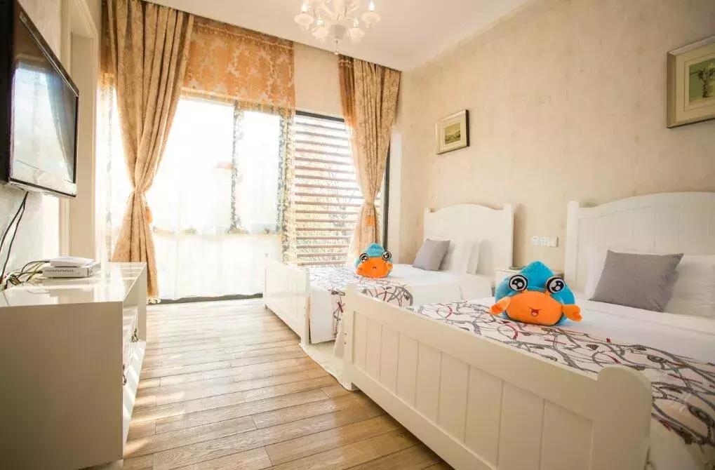 泰州溱湖一座人文湖景别墅，享受1800米湿地深处云海温泉丨欢墅