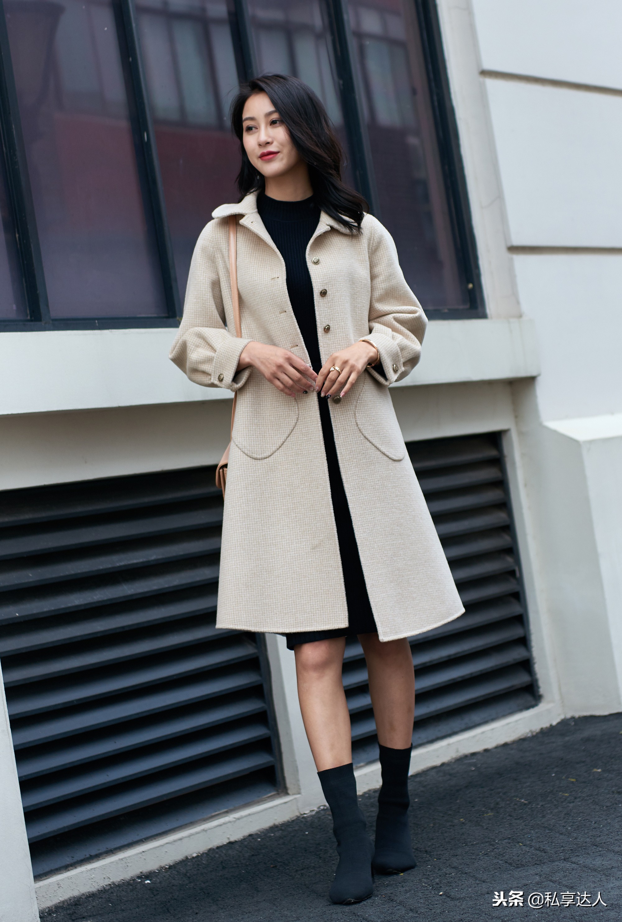 网红双面呢大衣短款韩版,时髦的双面呢大衣为什么这么贵