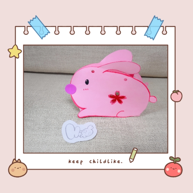 中秋节到了做个可爱的灯笼,幼儿园中秋节灯笼手工兔子