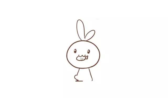 兔子趴在胡萝卜上的简笔画,儿童简笔画兔子和胡萝卜