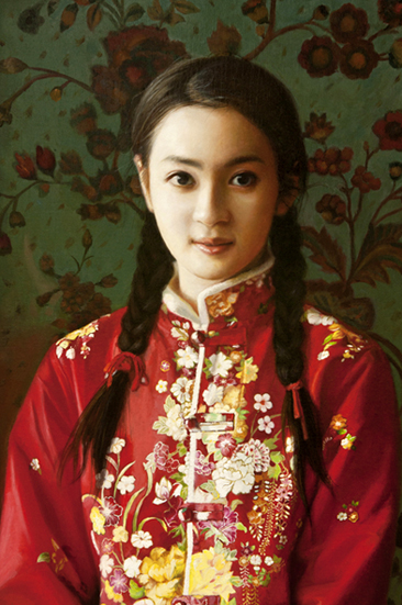 王东升画家,赵开坤人物油画作品欣赏