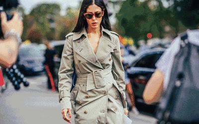 又高又瘦中长款皮衣怎么穿最好看,黑色超长款皮衣怎么搭配才显高级