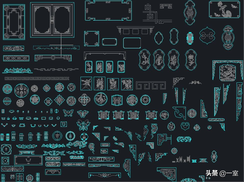 国外室内cad设计图,精选国内外经典家居cad平面图库