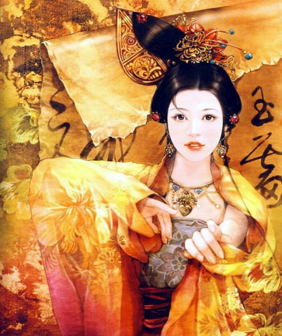 「汉装潋滟」德珍彩绘古典美人