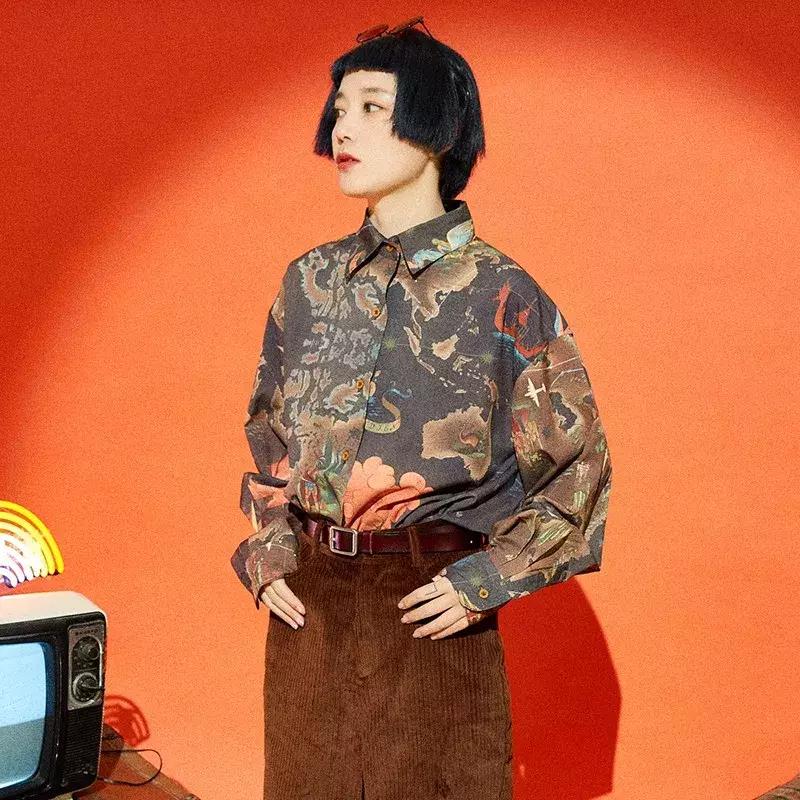 碎花衬衫和白衬衫哪个更好看,雪纺衬衫女夏季碎花领妈妈款