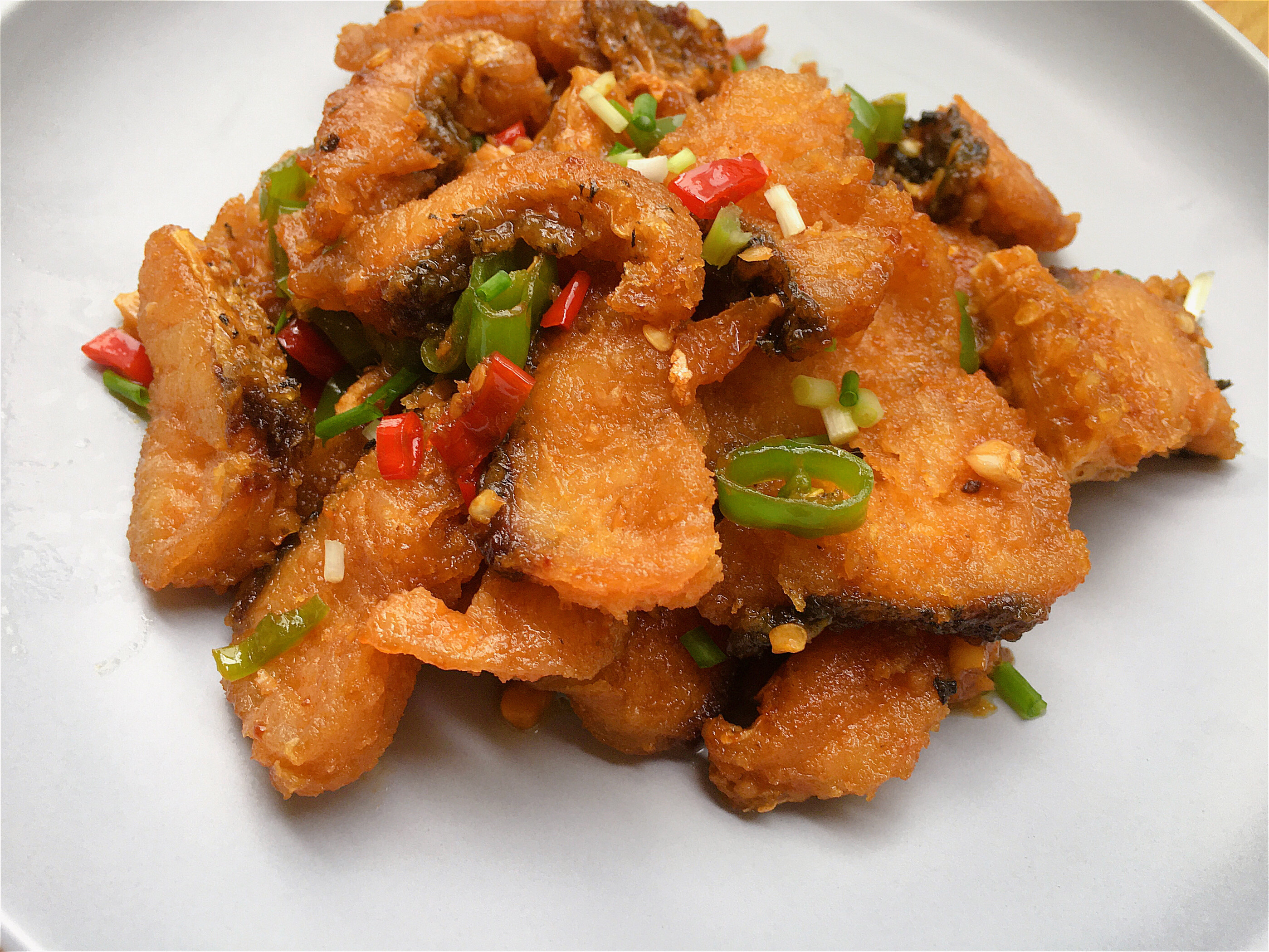 香辣煎鱼块正宗做法,湖南香辣煎鱼块