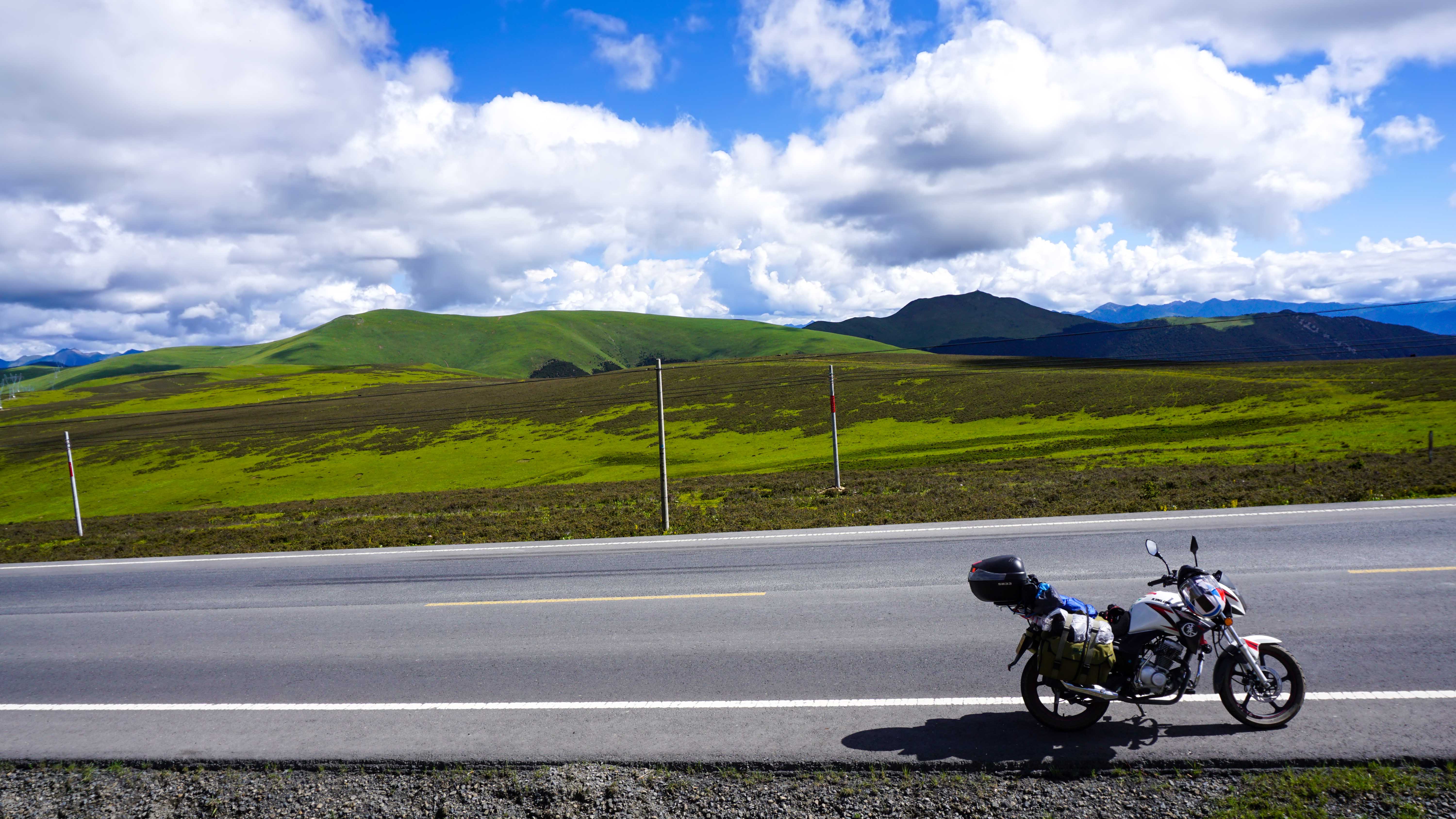 骑摩托车去西藏的旅游视频,摩旅318川藏线摩托车全程视频